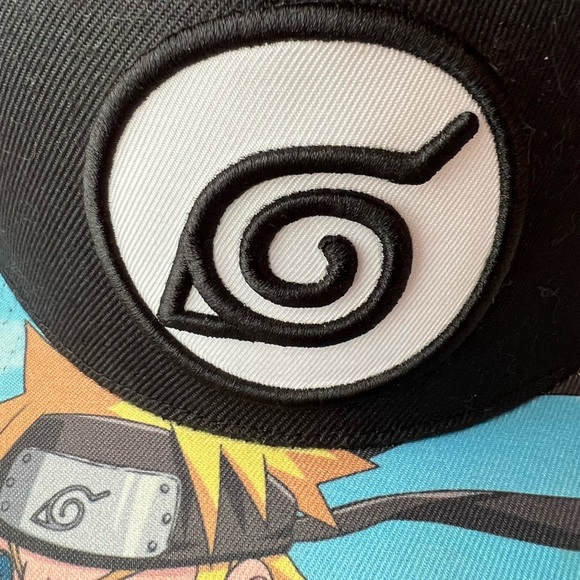 Naruto Uzumaki Shippuden Collection adult flat bill SnapBack Hat - Picture 2 of 6